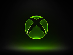 El logotipo de Xbox sobre un fondo oscuro