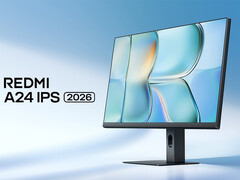 El Redmi A24 2026 cuesta alrededor de 65 dólares en China. En la imagen: una foto promocional del monitor. (Fuente de la imagen: Xiaomi - editado)