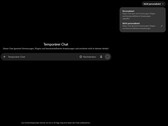 Menú abierto en un chat temporal de ChatGPT que muestra las opciones «Personalizado» y «No personalizado»