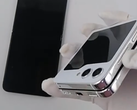 Un "Galaxy Z Flip model" hands-on. (Fuente: SlashLeaks)