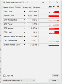 GPU-Z sensores