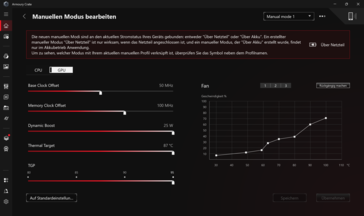 Armoury Crate modo manual CPU