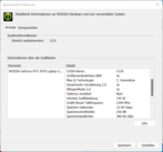 Nvidia Systeminfo