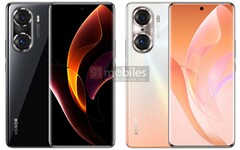 El Honor 60 Pro 5G contará con una pantalla pinhole con biseles delgados (Fuente de la imagen: 91Mobiles)