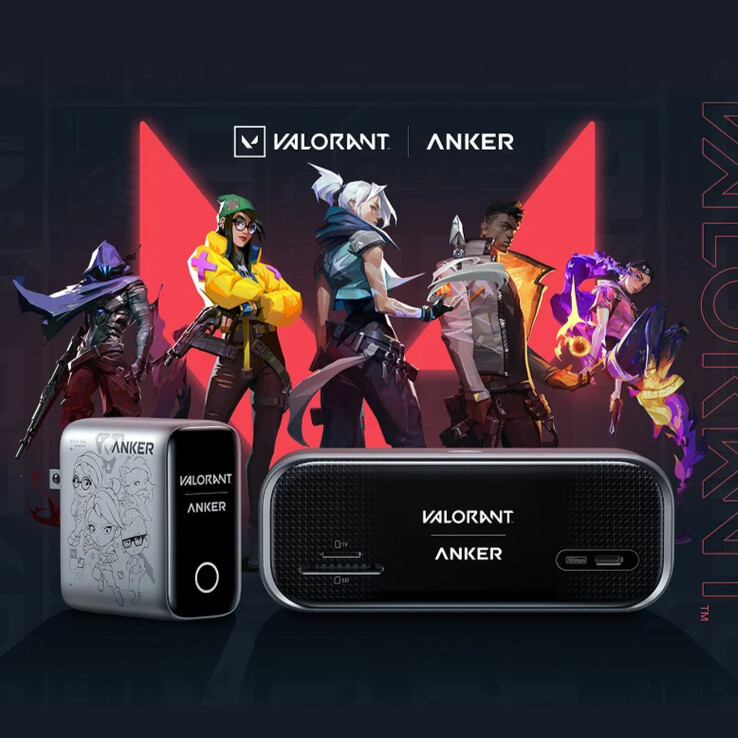 Colaboración oficial entre Anker y Riot Games con agentes temáticos de Valorant