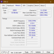 Memoria CPU-Z