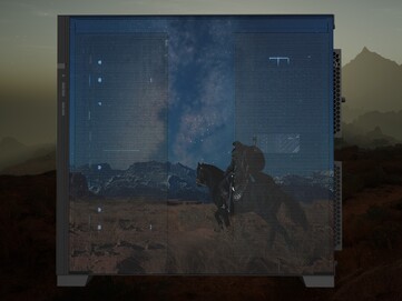 Se muestra el panel derecho del PC Maingear Crimson Desert Limited Edition