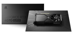 La Nvidia GeForce RTX 4070 Super Founders Edition viene en un nuevo acabado mate. (Fuente de la imagen: Nvidia)