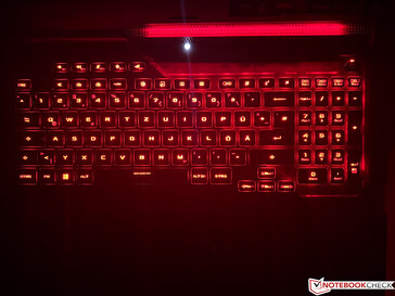 Iluminación del teclado