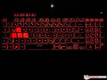 iluminación del teclado