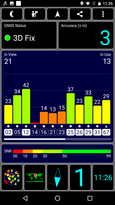 Prueba de GPS al aire libre (con Adventure Pack)