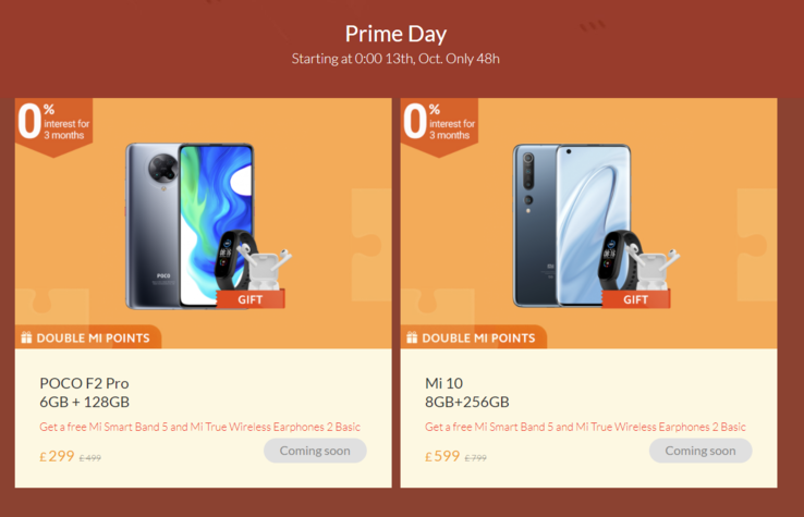 El Poco F2 Pro y el Mi 10 están a la venta esta semana. (Fuente de la imagen: Xiaomi)