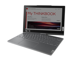 El ThinkBook Plus Twist tiene un diseño CNC unibody y un color gris tormenta. (Fuente de la imagen: Lenovo)