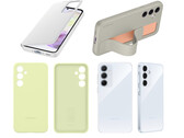 Un vistazo a varios de los diseños de fundas oficiales de Samsung para los modelos Galaxy A35 y Galaxy A55. (Fuente de la imagen: Appuals - editado)