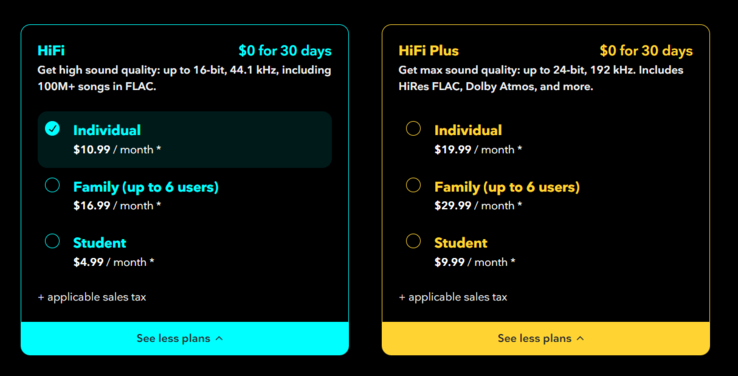 Tidal HiFi Plus formará parte de la suscripción regular en el futuro sin coste adicional. (Imagen: Tidal)