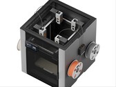 Impresora 3D LightMake L4 con cuatro cabezales de impresión.