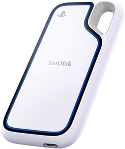La unidad SSD externa luce el logotipo oficial de PlayStation (Fuente de la imagen: SanDisk)