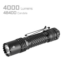 El T37 con un interruptor giratorio en el extremo. (Fuente de la imagen: Acebeam)