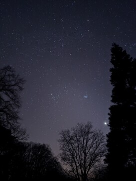El cielo nocturno, tomado con el Google Pixel 4 XL