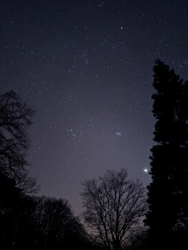 El cielo nocturno, tomado con el Google Pixel 4 XL