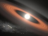Representación de una enana blanca envolviendo su sistema planetario (Fuente de la imagen: NASA)