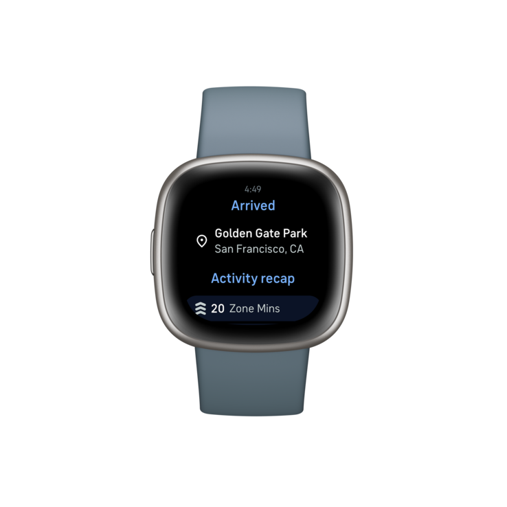 Google Maps llegará en breve a los smartwatches Fitbit Sense 2 y Versa 4. (Fuente de la imagen: Fitbit)