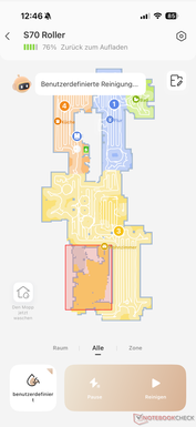 Visión general con progreso en directo