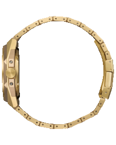 Vista lateral del Citizen NB6085-57W mostrando la corona y el brazalete.