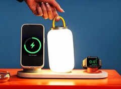 El cargador de la DailyObjects también puede cargar una lámpara portátil.