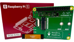 Pineberry Pi estrena HatDrive superior e inferior para Raspberry Pi 5 SBC (Fuente de la imagen: Pineberry)