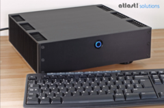 El Sigao Model B no es tan compacto como los mini PCs NUC de Intel, pero sigue siendo lo suficientemente pequeño. (Fuente de la imagen: Atlast!)