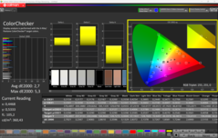CalMAN ColorChecker (Perfil: P3)