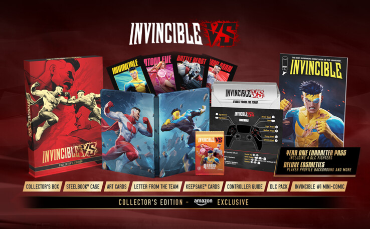 Contenido de la edición coleccionista Invencible VS, exclusiva para PlayStation 5.