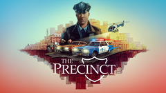 Key art oficial de The Precinct, con el oficial Nick Cordell Jr. y los temas visuales principales (Fuente de la imagen: Fallen Tree Games vía Games Press)
