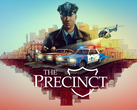 Key art oficial de The Precinct, con el oficial Nick Cordell Jr. y los temas visuales principales (Fuente de la imagen: Fallen Tree Games vía Games Press)