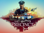 Key art oficial de The Precinct, con el oficial Nick Cordell Jr. y los temas visuales principales (Fuente de la imagen: Fallen Tree Games vía Games Press)