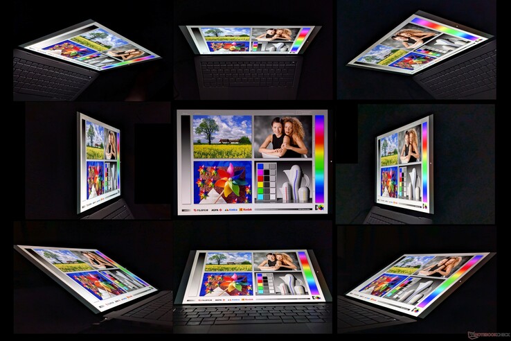 El OLED en tándem no muestra el mismo efecto arco iris que el OLED estándar para unos ángulos de visión aún más amplios