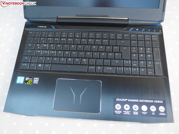 El Medion Erazer X6805 tiene un teclado mecánico....