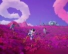 Astroneer es un juego de supervivencia y artesanía de ciencia ficción con cooperativo para cuatro jugadores y un montón de colores brillantes. (Fuente de la imagen: Steam)