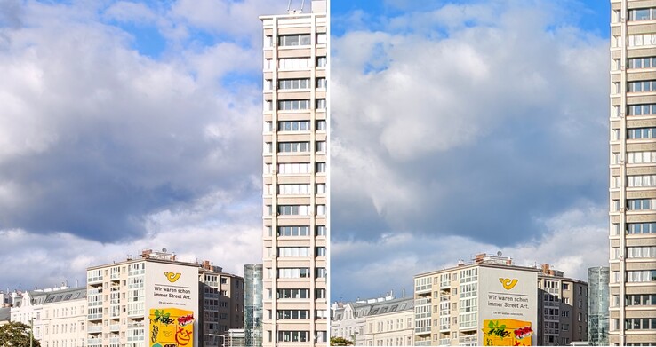 Izquierda: recorte de 23 mm de Oppo a partir de una imagen de 12 MP. Derecha: Recorte de Vivo a partir de un recorte de 28 mm del sensor.