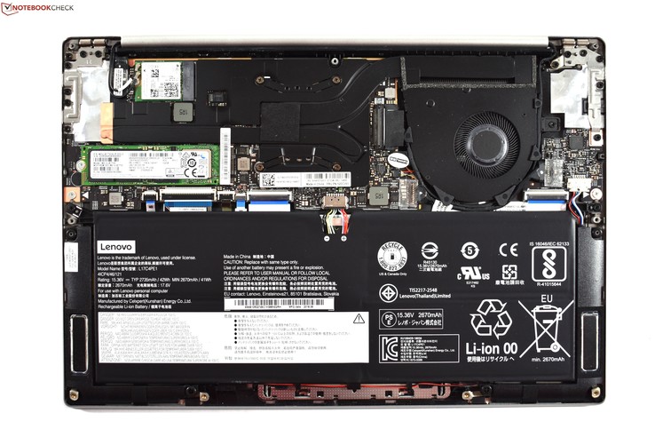 Una mirada al interior del Lenovo Yoga S730-13IWL / 730S-13IWL