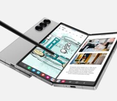 El Galaxy Z Fold6, al igual que el Z Fold5 y el Z Fold4 antes que él, presentaba una cámara bajo la pantalla. (Fuente de la imagen: Samsung)