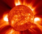 Imagen de una eyección de masa coronal captada por SOHO (Fuente de la imagen: NASA, GSFC, SOHO y ESA; recortada)