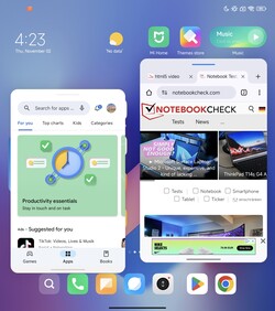 Multitarea con la función de Ventanas Flotantes de MIUI 14.1.