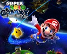 Se muestra el banner de Super Mario Galaxy (Fuente de la imagen: Nintendo of America con modificaciones)