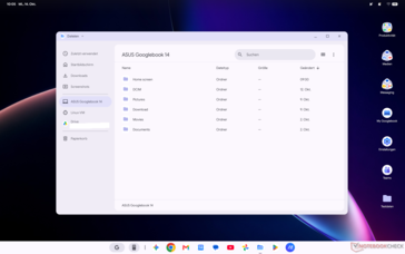 Explorador de archivos de Googlebook OS