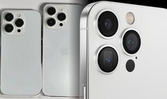 No hay demasiadas diferencias entre las réplicas del iPhone 14 Pro (L) y el concepto del iPhone 15 Pro (R). (Fuente de la imagen: SonnyDickson & TechnizoConcept - editado)