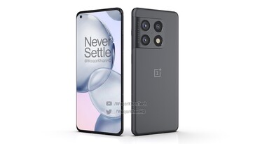 El último render del "OnePlus 10 Pro". (Fuente: WaqarKhanHD)