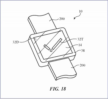 Pantalla de dos etapas. (Fuente de la imagen: USPTO/Apple)