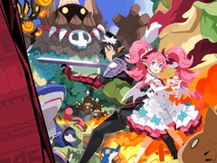 Imagen promocional oficial de «Disgaea Mayhem» en la que aparece el mercenario N.A.